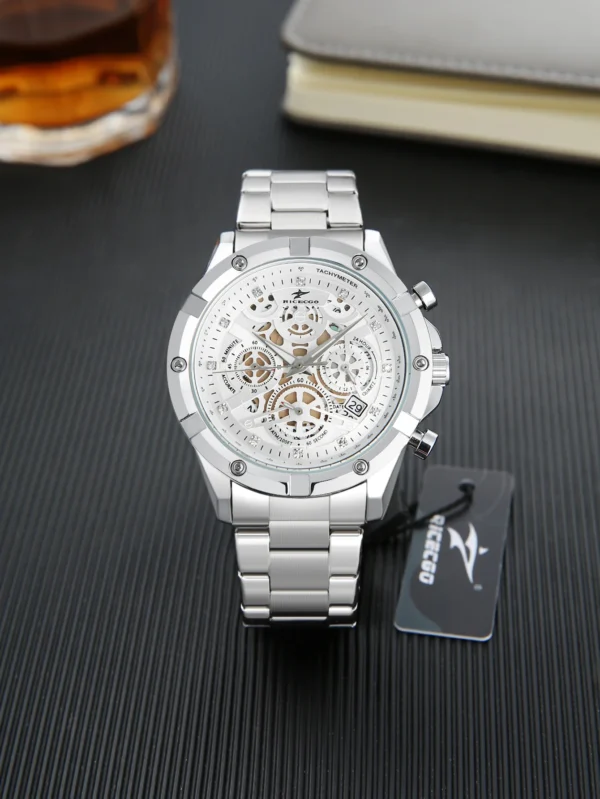 S5cbbf284426d4c4b979e129a10fe26c7v.webp Men's Watch with Multifunctional Chronograph, Stylish Wristwatch for an Active Lifestyle, Durable Design Suitable for Various Occasions