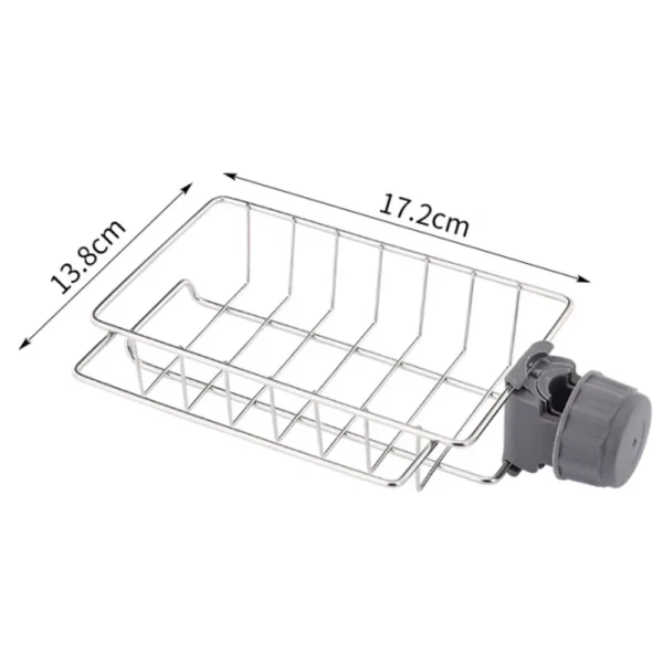 Kitchen Sink Drain Rack Flexible Faucet Holder Sponge Soap Brush Towel Storage Shelf Organizer Kitchen Bathroom Accessories