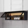 Kitchen Accessories Organizer Wall Mounted Kitchen Racks Modern Floating Cupboards Storage Organizers Suspended Storage Shelf