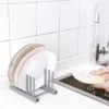 Kitchen Storage Rack Pot Cover Rack Stainless Steel Creative Bowl and Dish Storage Rack Kitchen Accessories