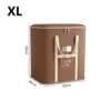 Household Clothes  Move Place Storage Bag for Clothes Dustproof Collapsible Organizers for Blankets Bedding Zip Bag with Handles