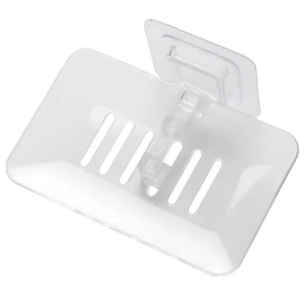 S6f6bddd6264945509c1b873cc7bb693an.webp Household Wall Mounted Soap Holder Soap Dishes Sponge Scrubber Box for Home Flat Dormitory Hotel