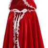 Christmas Clothing Adult Christmas Cloak Cloak Little Red Riding Hood Christmas Cloak Party Stage Performance Clothing