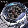 High-End Men's Watches Are a Stylish and Functionally Practical Mechanical Timepiece Made of Stainless Steel, Featuring a Hollow Design and a Large Dial. Its Attractive Appearance Makes It Suitable for Everyday Gifts, and It Requires No Batteries. It Is a Stylish, Business-Casual, Versatile, and Han
