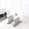 Kitchen Storage Rack Pot Cover Rack Stainless Steel Creative Bowl and Dish Storage Rack Kitchen Accessories