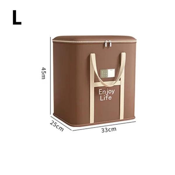 Household Clothes  Move Place Storage Bag for Clothes Dustproof Collapsible Organizers for Blankets Bedding Zip Bag with Handles