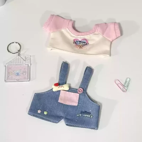 Only Clothes 20cm Doll Clothes Cotton Doll Blind Box Plush Doll Clothing Wow Cool Wakuku Doll Clothes Multiple Styles Set