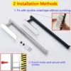 Kitchen Paper Towel Holder Adhesive Tissue Hanger Toilet Roll Paper Dispenser Cabinet Storage Napkin Rack Bathroom Accessories