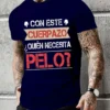 Men's Clothing This Great Body Who Needs Hair Funny Men's T Shirt with Spanish Text Camiseta Novelty Short Sleeve Humor Tshirt