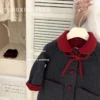 Children's clothing 2023 winter new fashionable double-sided woolen coat children's woolen coat