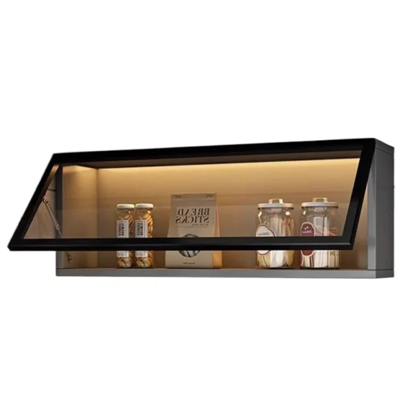 Kitchen Accessories Organizer Wall Mounted Kitchen Racks Modern Floating Cupboards Storage Organizers Suspended Storage Shelf