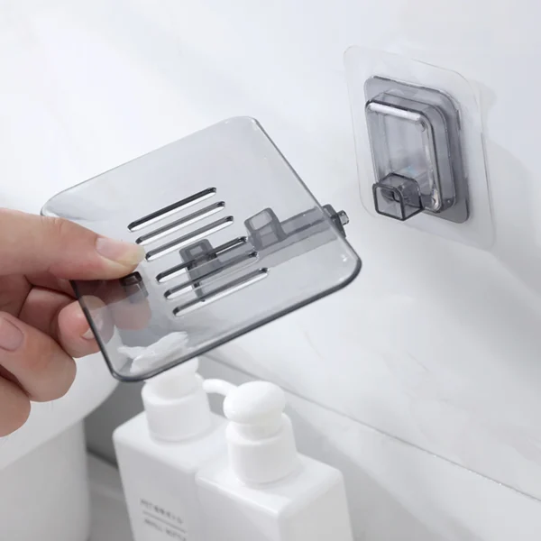 Sae43adf1d99c47289b9c2e89e72ff220v.webp Household Wall Mounted Soap Holder Soap Dishes Sponge Scrubber Box for Home Flat Dormitory Hotel