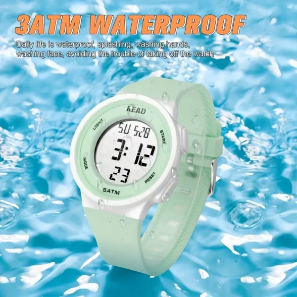 Watches for Women, Fashion Watch With High-Resolution LED Definition Display, Waterproof Multi-Function Electronic Digital Watch
