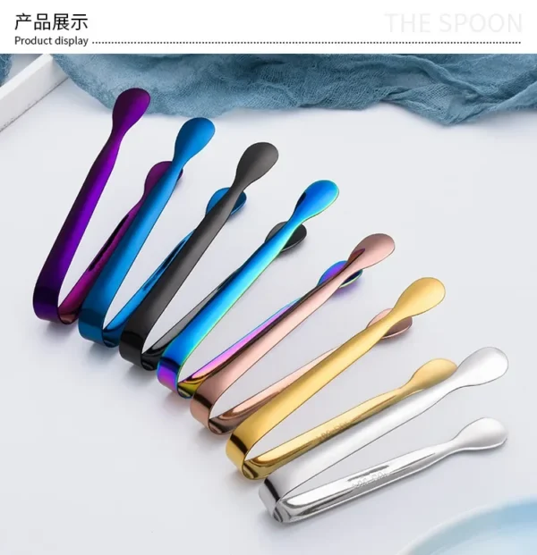 Sbac3da2d914f4cff80023c8345bf31dex.webp Kitchen Accessories Toolbar Cooking Utensils Ice Tongs Sugar Cube Multicolor Tool Dining Room Bread Small Tools Food Kitchens
