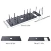 Kitchen Organizer Sink Drain Shelf Dish Drying Rack Telescopic Pan Bowl Stand Storage Drawer Adjustable Holder Home Accessories