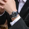 Fashion Men's Watches Date High-end Luxury Casual Sport Clock Classic Business Quartz Male Stainless Steel Wristwatches