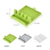 Sc837a5ab5bda450baaca855ec0cc12a97.webp Kitchen Spoon Holders Fork Spatula Rack Shelf Organizer Plastic Chopsticks Holder Non-slip Spoons Pad