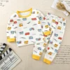 Kids Clothes Children Sets Children's Clothing Boys Girls Cotton Autumn Winter Clothing Pants Sleepwear Underwear Christmas Gift