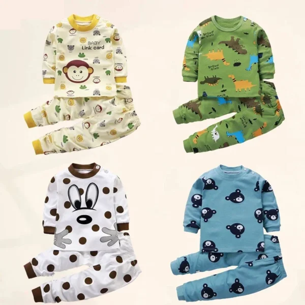 Kids Clothes Children Sets Children's Clothing Boys Girls Cotton Autumn Winter Clothing Pants Sleepwear Underwear Christmas Gift