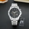 Sde42fdf906dc46bf9468a7115c08a0ba1.webp Men's Watch with Multifunctional Chronograph, Stylish Wristwatch for an Active Lifestyle, Durable Design Suitable for Various Occasions