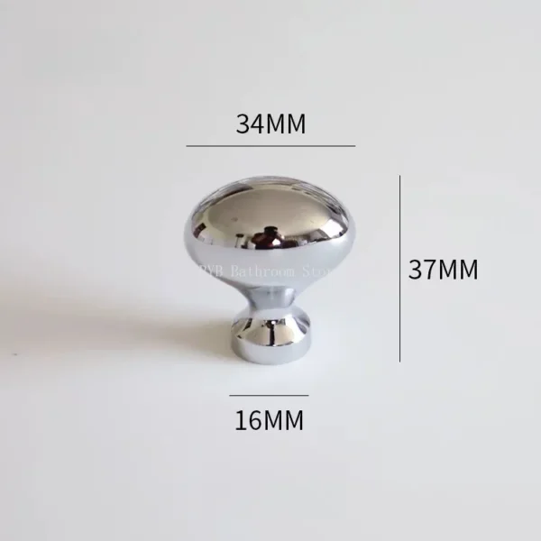 Kitchen Bedroom Accessories Furniture Wardrobe Pulls Modern Chromed Brass Kitchen Cabinet Storage Handles Drawer Knobs Hardware