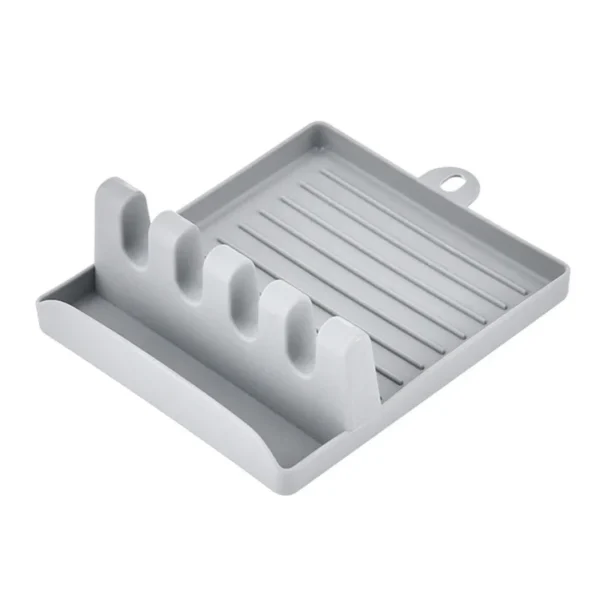 Se345916e14934b489daf0e977785b946N.webp Kitchen Spoon Holders Fork Spatula Rack Shelf Organizer Plastic Chopsticks Holder Non-slip Spoons Pad