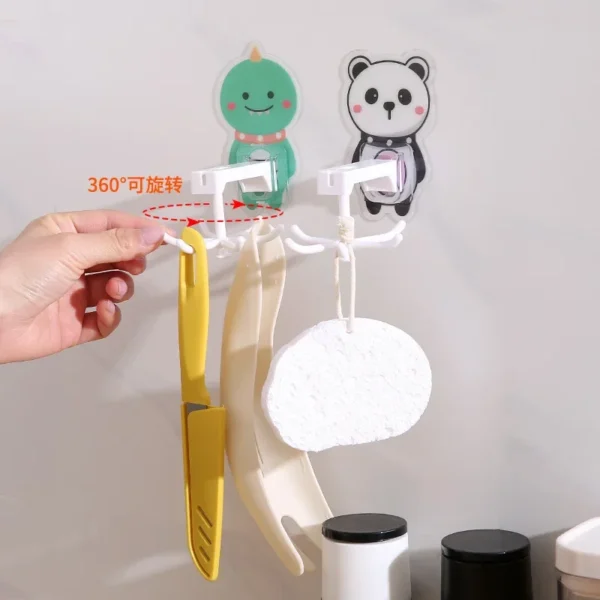 Kitchen Organizer Rotatable Hook Kitchen Supplies Organizers Rotatable Rack Accessories Cabinet Organizer Hook Up Storage Rack