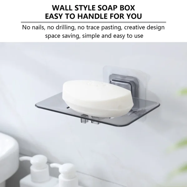 Sedad7aa1f6be482d8f6792340cc43461e.webp Household Wall Mounted Soap Holder Soap Dishes Sponge Scrubber Box for Home Flat Dormitory Hotel