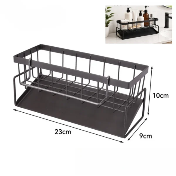 Kitchen Sink Drain Rack Sponge Storage Flexible Faucet Holder Soap Drainer Towel Rack Shelf Organizer Kitchen Accessories
