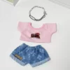 Only Clothes 20cm Doll Clothes Cotton Doll Blind Box Plush Doll Clothing Wow Cool Wakuku Doll Clothes Multiple Styles Set