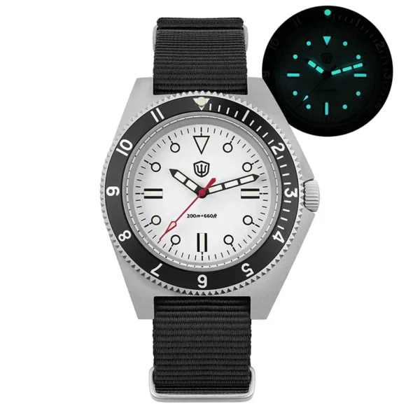 Watchdives WD1972 Quartz Watch VH31 Sweep Seconds Movement Sapphire Crystal BGW9 Luminous 20Bar Waterproof Vintage Men Watches